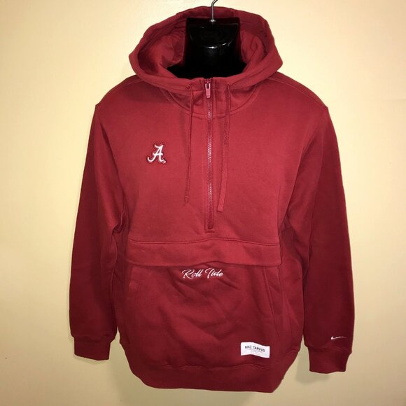 Men's Nike Alabama Crimson Tide Roll Tide Campus Collection Hoodie-Size M - Picture 1 of 13